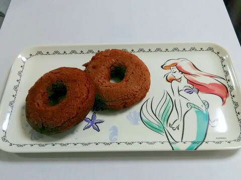 ミルクココアで☆チョコドーナツ